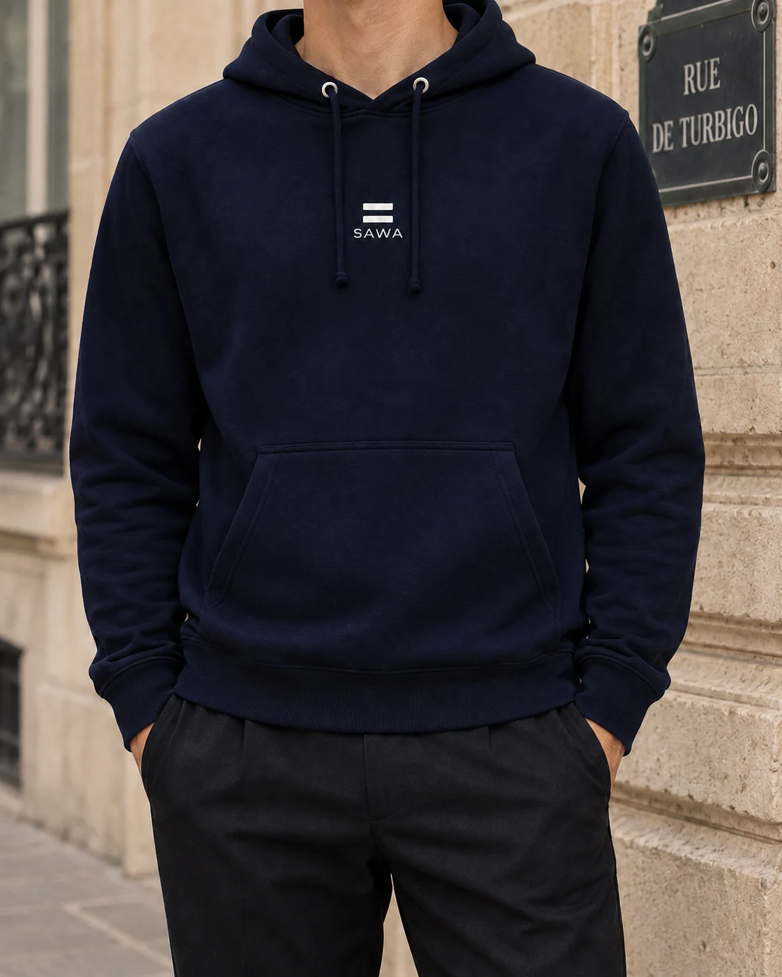 Le hoodie bio SAWA
