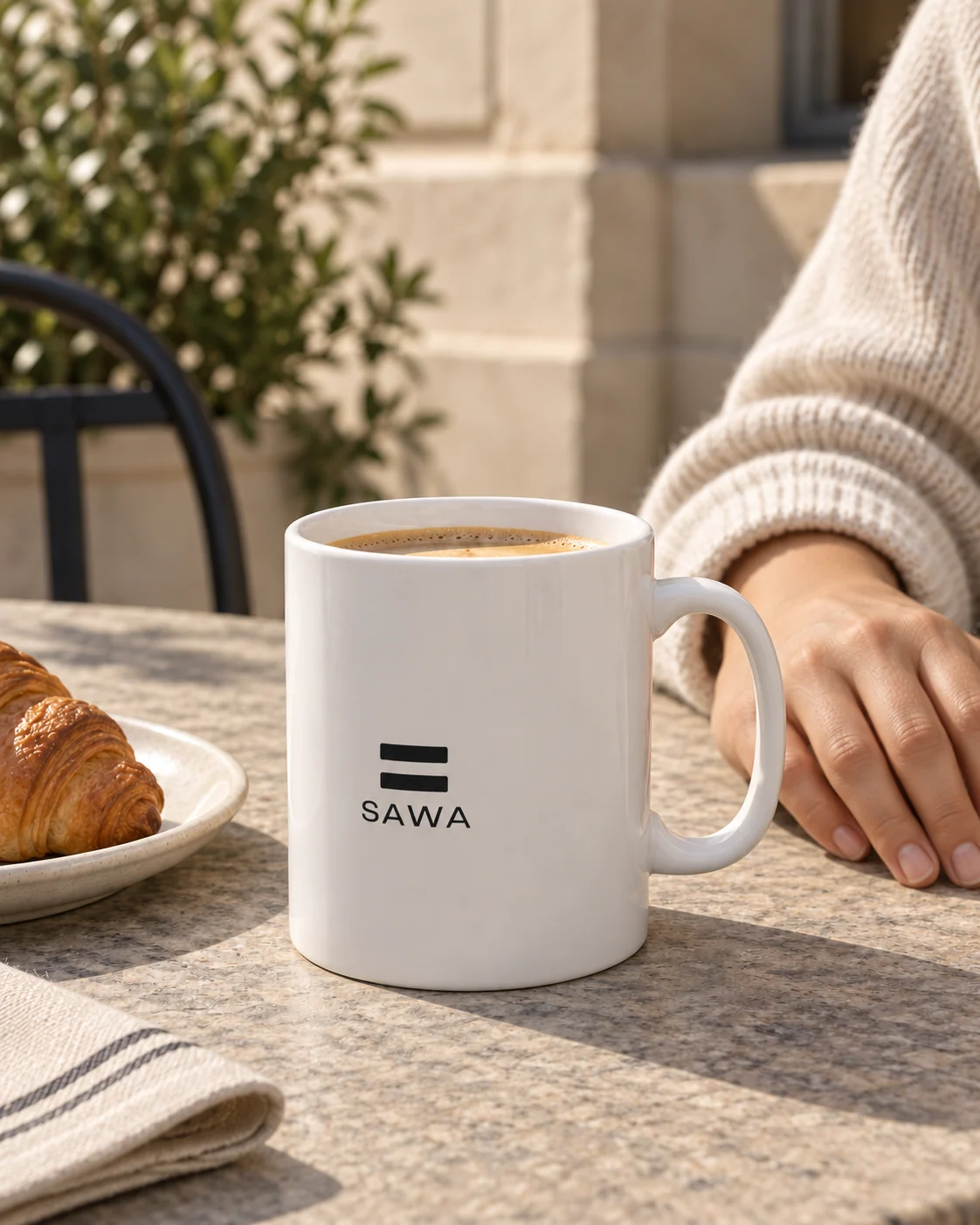 Le mug SAWA — 330 ml / Blanc / Brillant